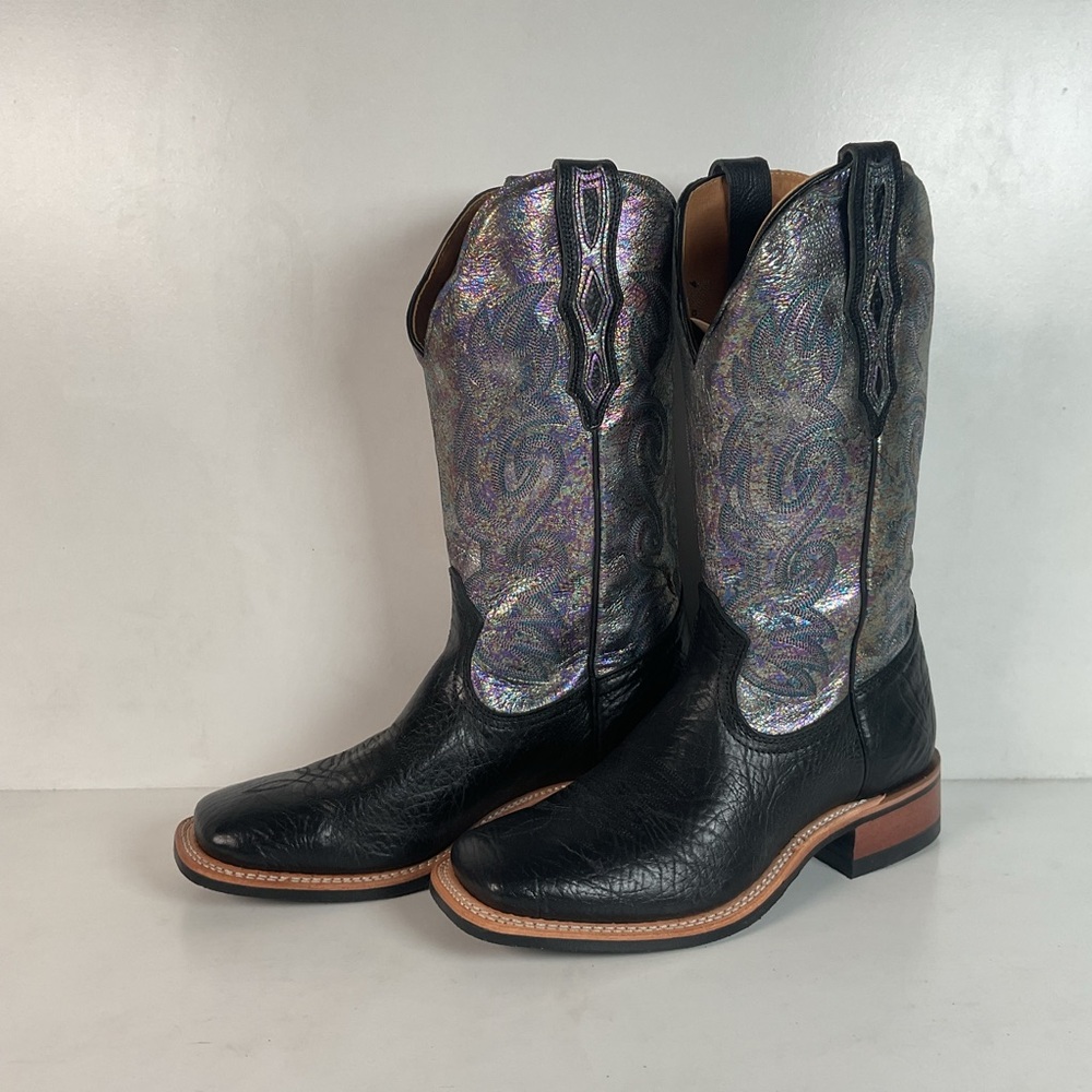 Boulet Iridescent Cowgirl Boots | Square Toe | Women’s 9 C